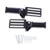 1Pair Electric Vehicle Front Foot Pedal Plate Leg Support Pad Folding Anti-Slip Metal Footboard Ebike Accessories