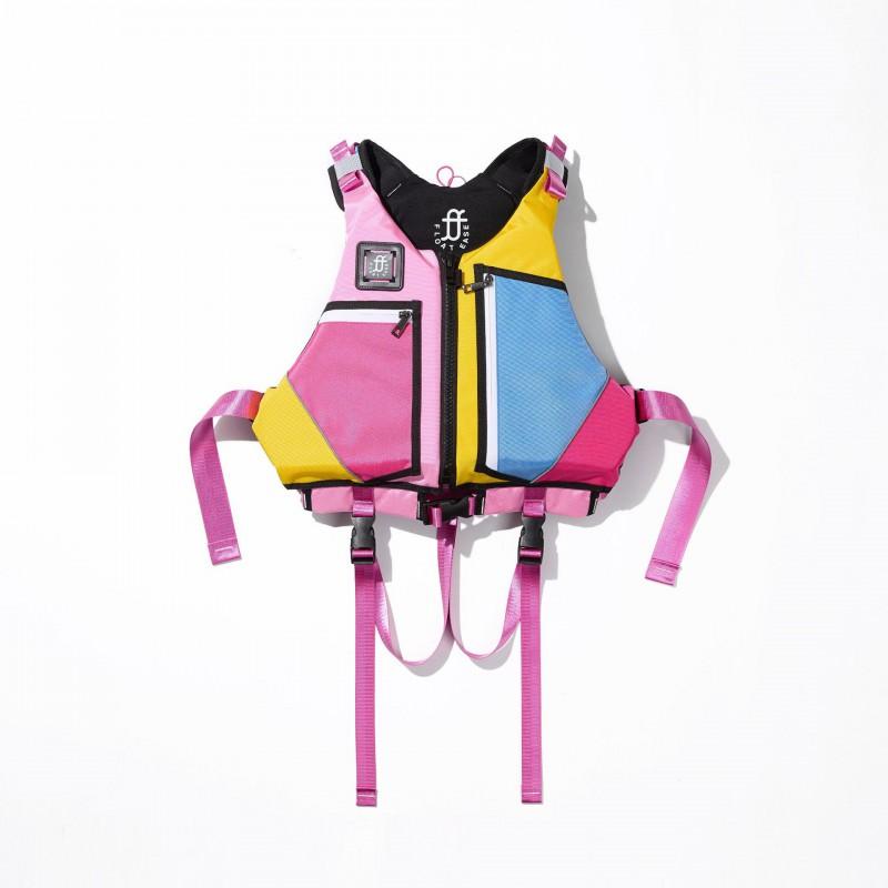 Adult Buoyancy Vest Kayaking Paddleboarding Fishing Boating Travel Safety Gear Universal Size Pink