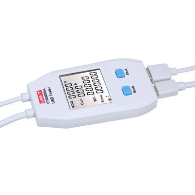 USB Güç Ölçer LCD USB Test Cihazı Dedektör Voltmetre Ampermetre Dijital Güç Kapasitesi Test Cihazı (UT658-Çift)