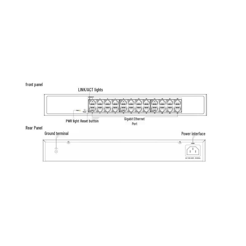 Hikvision 24-Port Gigabit PoE Cloud Managed Switch CN plug (adapter included)