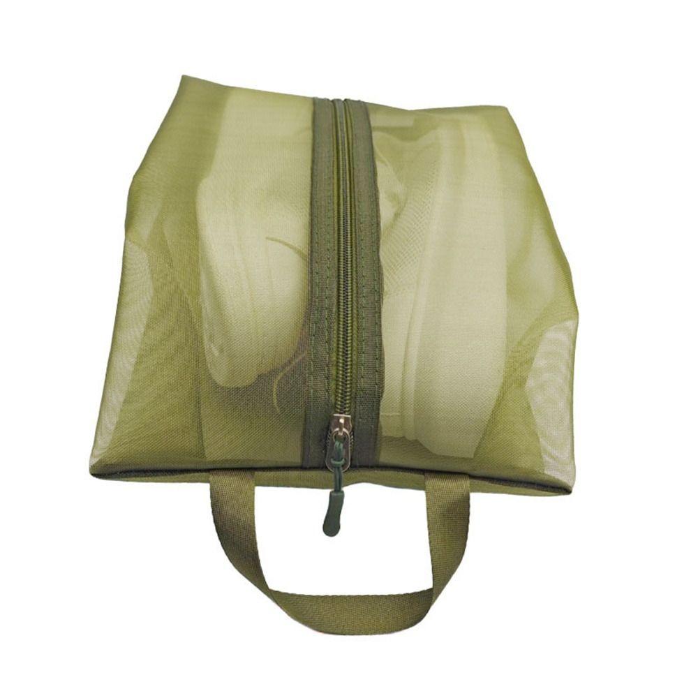 Zipper Shoe Storage Bag Transparent Mesh Mesh Shoe Bag New Sneaker Pouch