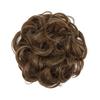 Păr postis pentru coc dezordonat, aspect natural, creț, gros, coc, scrunchies, extensii de păr Ponytail sintetice pentru femei cu elastic