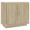 VidaXL Buffet Sonoma Oak 80x40x75 Cm Engineered Wood 811820