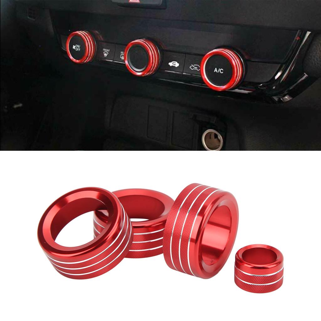 AC Volume Knob Cover Aluminium Alloy Stylish Perfect Fit Replacement for 2022