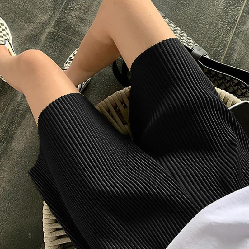 Sports Shorts Female Summer High Waist Student Loose Slimming Wide-leg Pants Women Loose Casual Five-point Pants