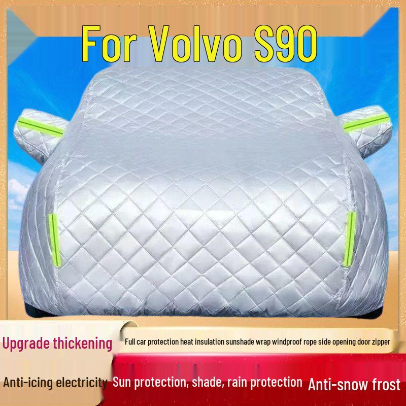 

Volvo S90 All-Weather Car Cover: Sun, Rain, Dust, Frost, and Snow Protection Thick Cotton Hail Protection All-Season