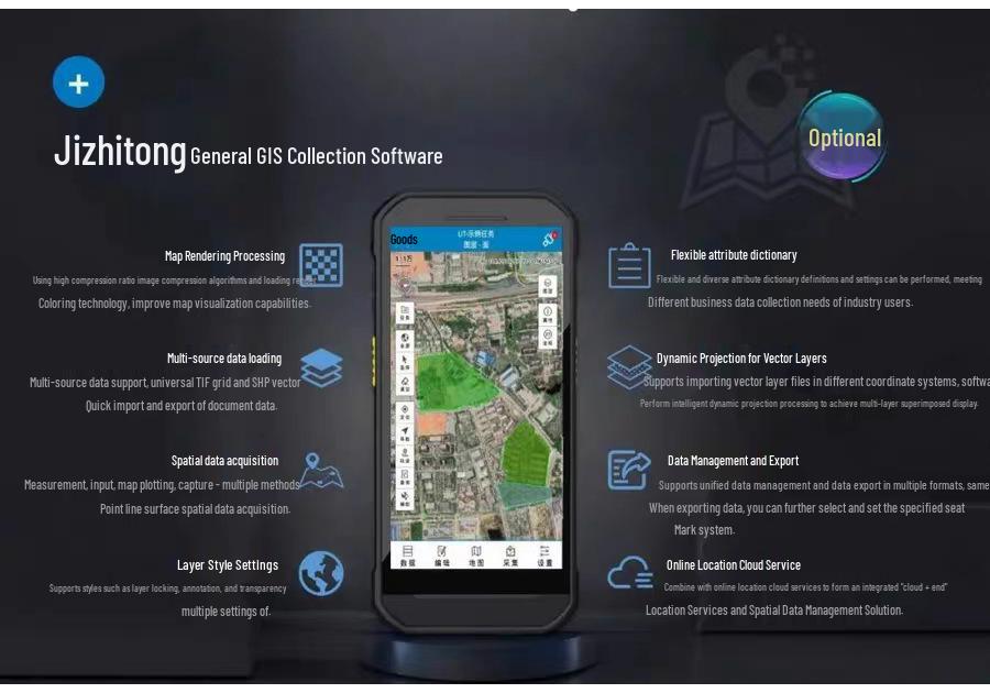 A8Pro/A8 Outdoor GPS & BeiDou Navigation Device for Surveying and Acreage Measurement