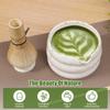 Traditional Ceramic Matcha Powder Bowl Set for Home Trip Easy to Clean Matcha Scoop Whisk Holder Kit for Tea Lovers Beginners