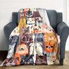 1pc Dogs Pets Print Blanket   Lightweight Flannel Throw Blanket For Sofa, Bed, Living Room, Office, Outdoor Travel, Camping