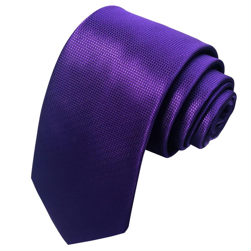 Spring/Summer Blue Series Men's Yarn-Dyed Jacquard Tie - British Style, Hand-Tied, Business Fashion