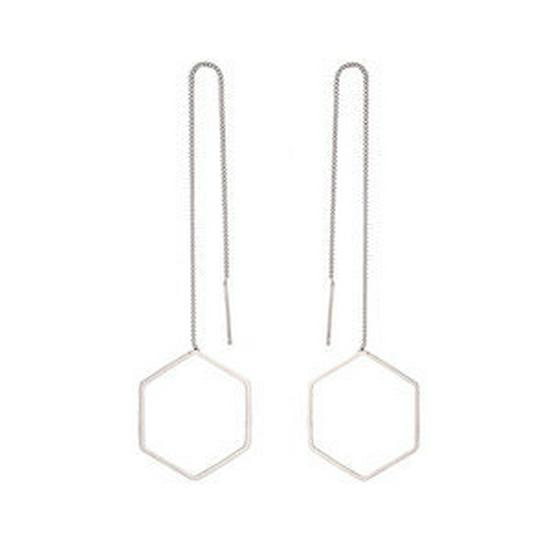 Boucles d'oreilles asymétriques coréennes et japonaises à pampilles de zircon en forme de goutte d'eau pour femmes