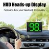 Car Universal HUD Head Up Display Digital Speedometer Projector KMH MPH Big Font Speed Meter Displayer Auto Electronic Part