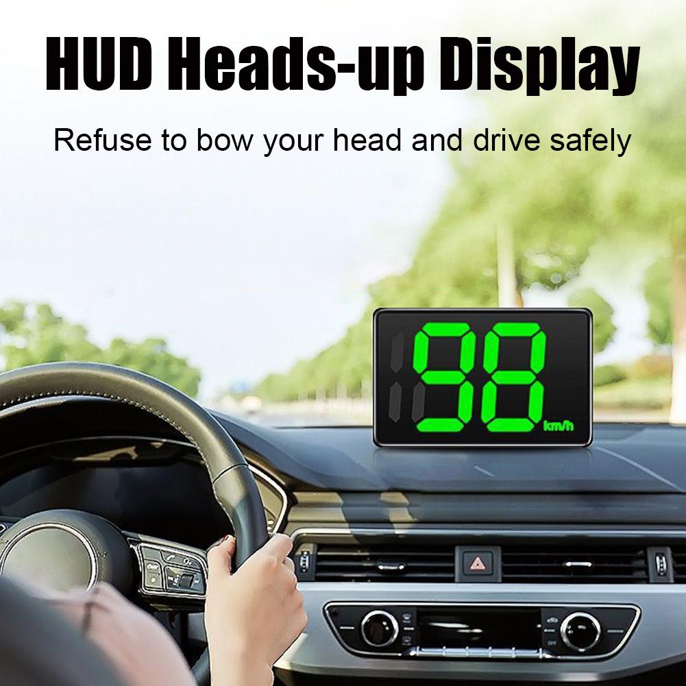Car Universal HUD Head Up Display Digital Speedometer Projector KMH MPH Big Font Speed Meter Displayer Auto Electronic Part
