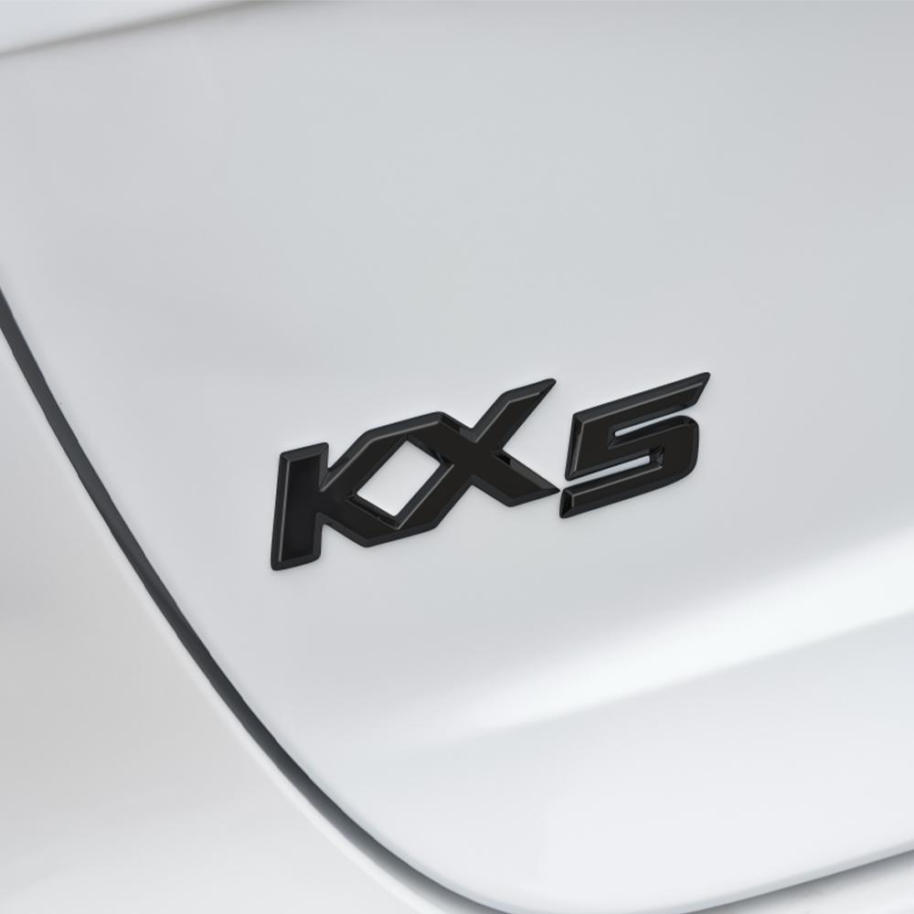 1pcs 11cm 14.4cm 3D Metal Letter Car Emblem Rear Trunk Badge Sticker Decal For Kia Exterior KX5 K5 K4 K3 Sportage 3 Accessories FS1