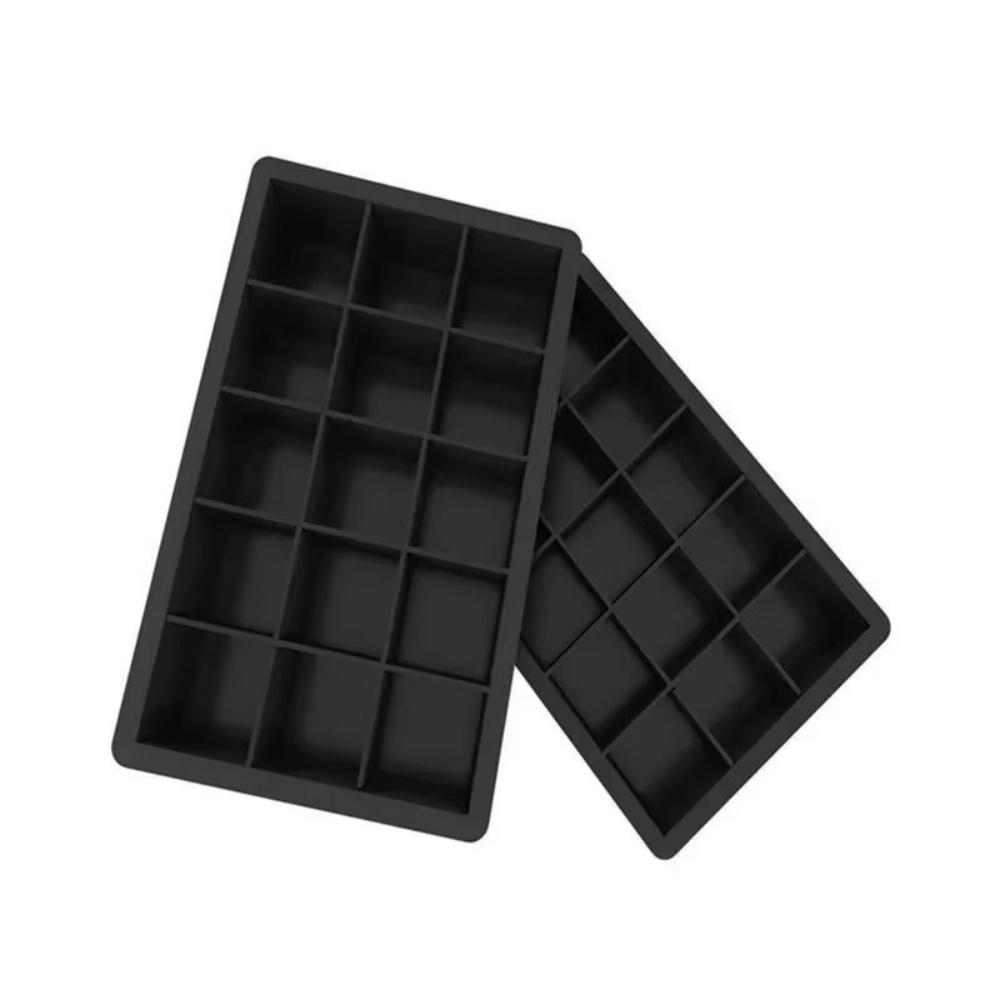 15 grid silicone ice cube molds, spherical ice cube molds, ice cream ice cube maker, reusable whisky ice cube molds