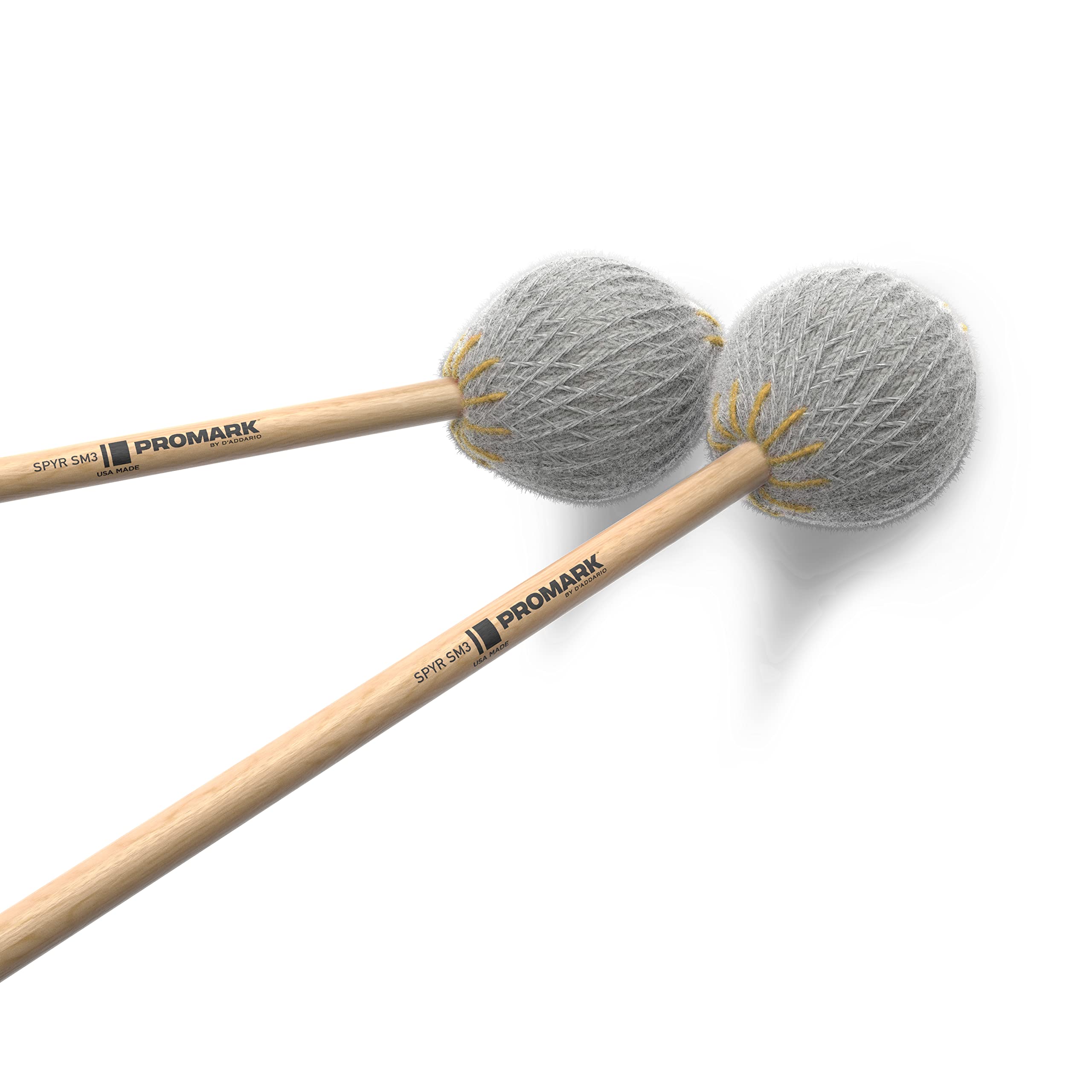 

PROMARK SPYR Series Marimba Mallet with Wool-Wrapped Head, Medium, SM3