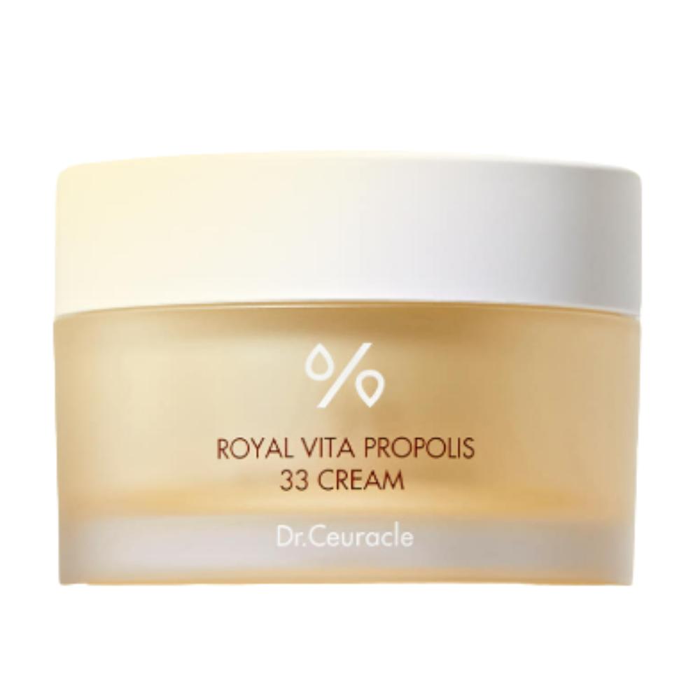 Dr. Ceuracle Royal Vita Propolis 33 Cream 50g Glow-Intensifying Moisturizer with Royal Jelly Extract