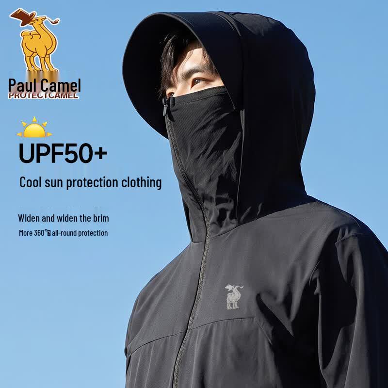 Paul Camel Men s UV Protection Sun Hoodie M