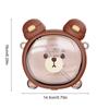 750ML Cute Bear Kettle Straw Water Cup Summer Straw Bottle Plastic Straw Drinking Cup Ka-waii Children Water Cup For School