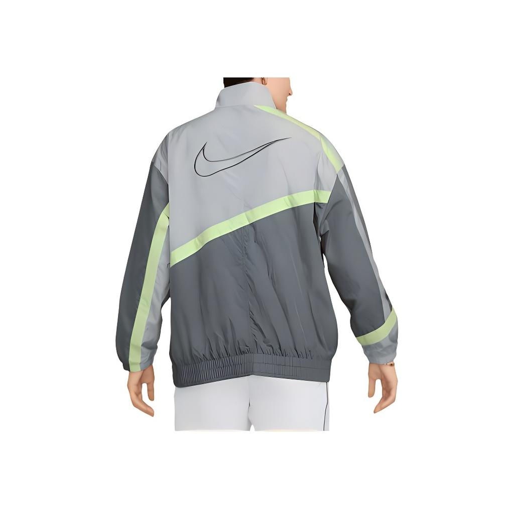 New Nike AS W NSW STREET WVN Jacket Women's Gray HJ0177-084
