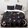 Boho Sun And Moon Duvet Cover Mysterious Astrology Bedding Set Microfiber Witch Wiccan Fortune-Telling Tarot Cards Quilt Cover