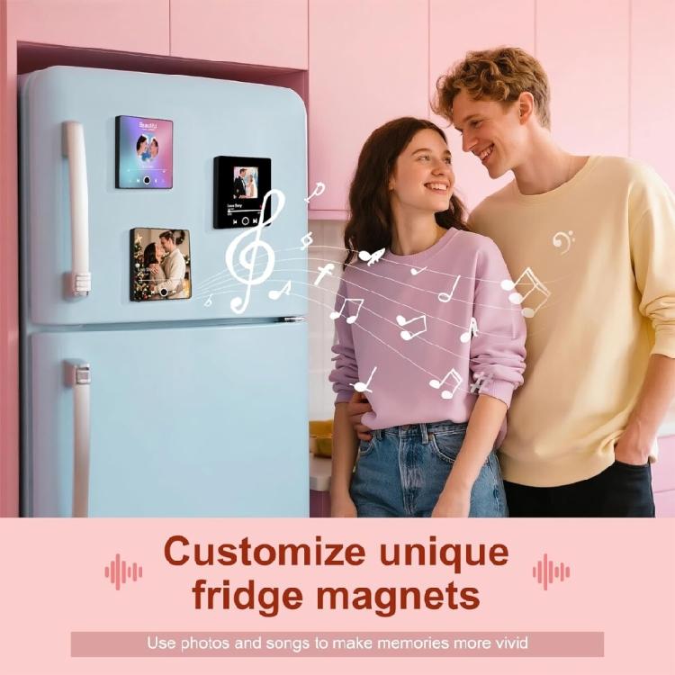 Personalised Acrylic Music Refrigerator Magnet Unique Present for Couples Anniversary Wedding Gift for Women