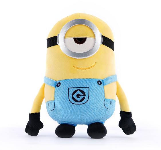 Official Minions Movie Character Yellow Plush Toy Bob Stuart Soft Doll Kids Christmas Birthday Gift