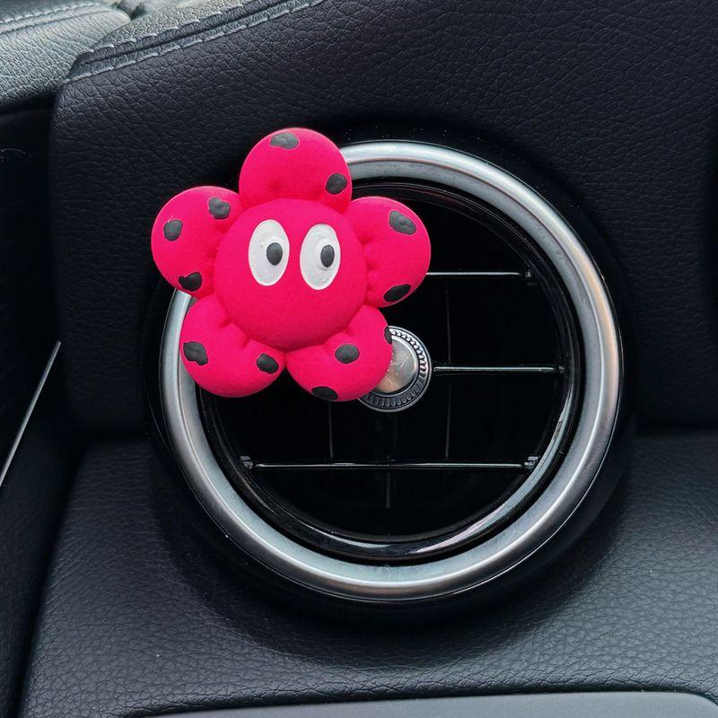 

Auto Perfume Aromatherapy Cute Cat Dog Car Vent Decorative Fragrance Fragrant Stone Car Light Perfume Gift Rose Red Spotted Flower