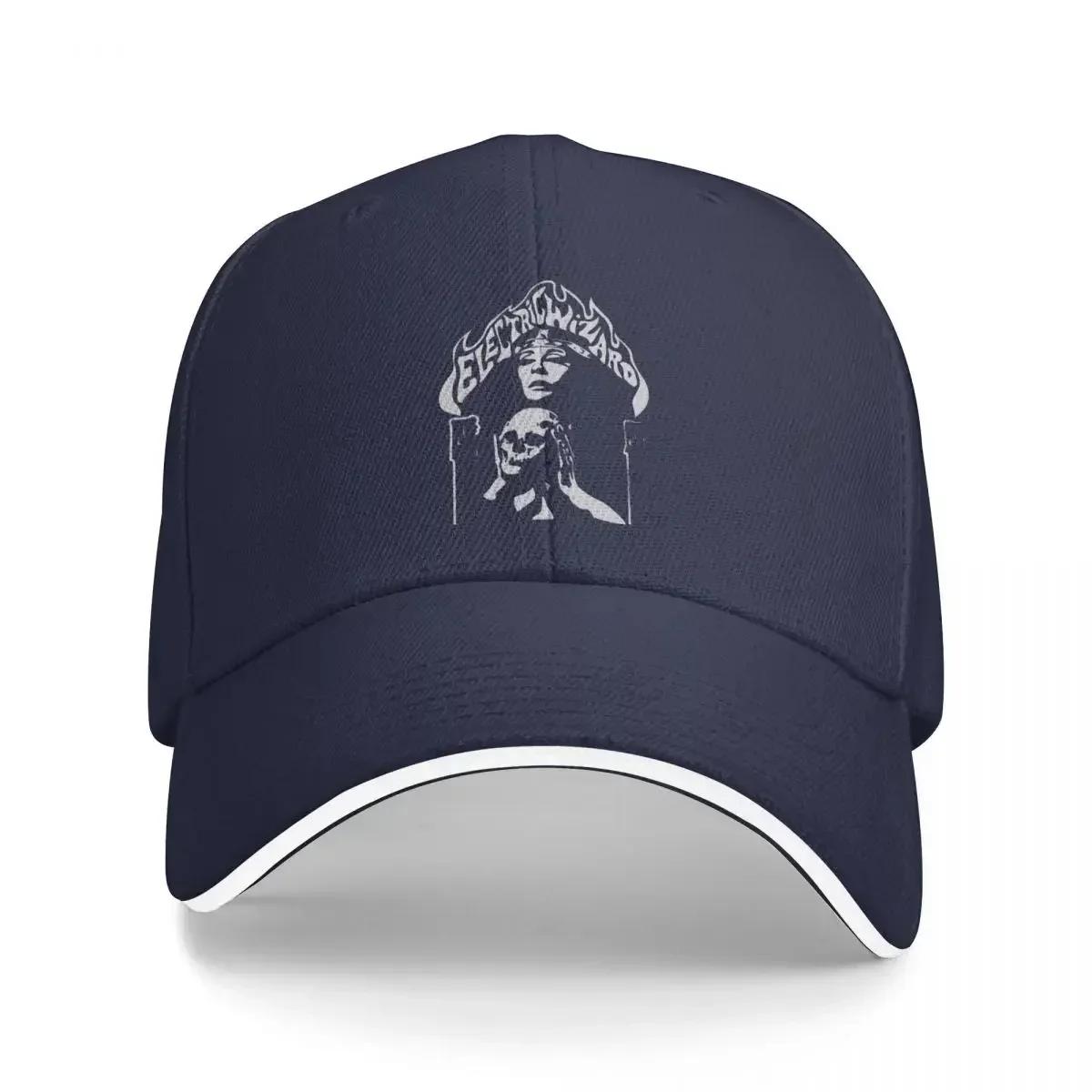 

Evil Smoke Electric Wizard Band Baseball Cap Heavy Metal Unisex-Teens Print Hip Hop Hats Spring Casual Breathable Snapback Cap One Size
