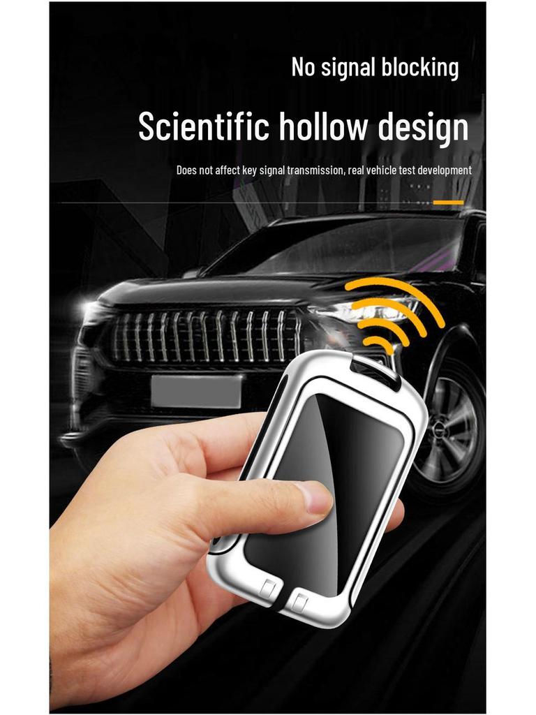 Pouzdro na klíče pro Volvo řady XC: S60, XC60, XC90, S90, V60, V90, XC40 - Špičkový ochranný kovový obal s přezkou