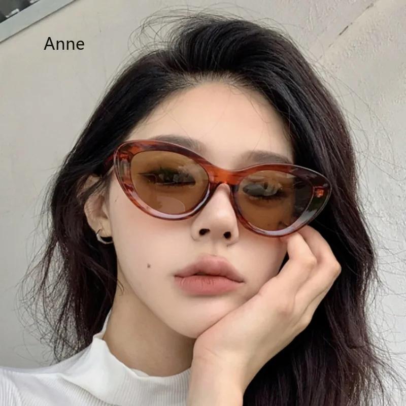 Fashion Fluorescent Green Oval Sunglasses Women Luxury Vintage Small Frame Sun Glasses Ladies UV400 Protection Eyewear