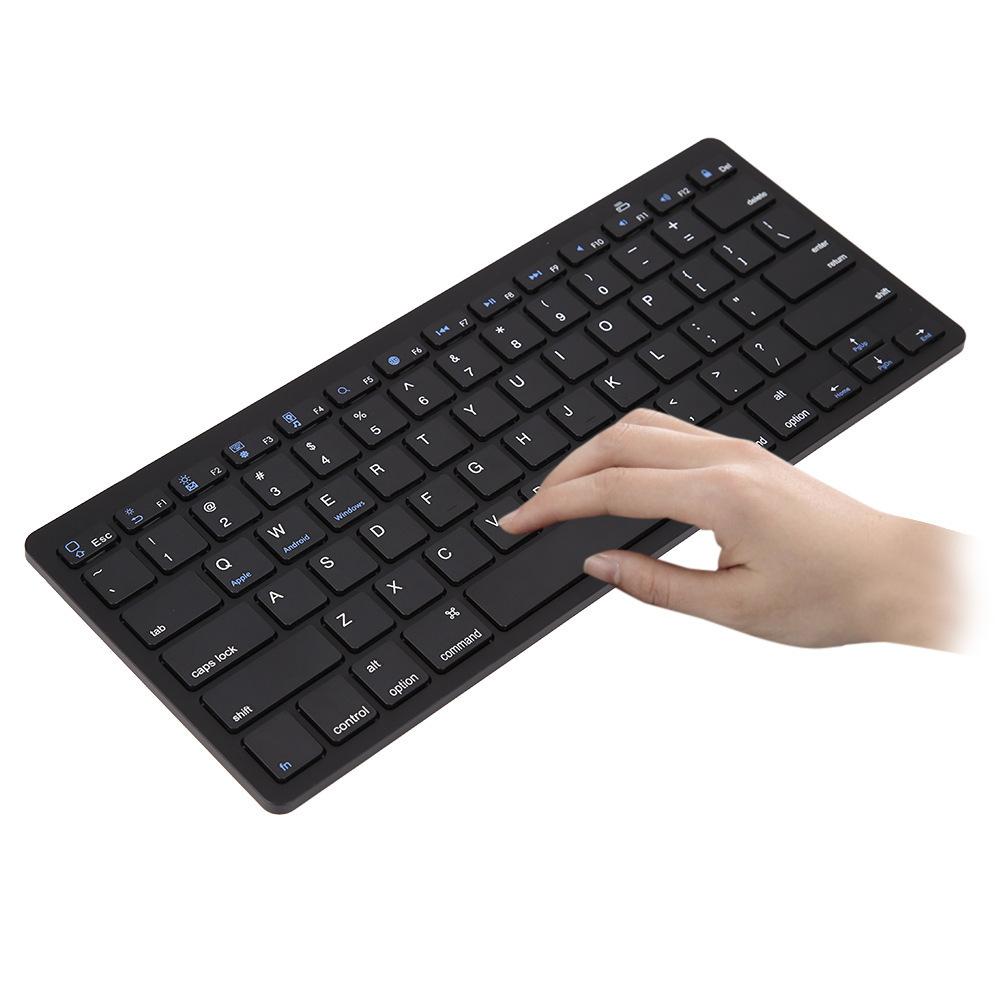 Ultra-Slim 78 Keys Wireless Bluetooth-Compatible Keyboard For Air For Ipad Mini Keyboards For Mac Computer PC Macbook Wholesale