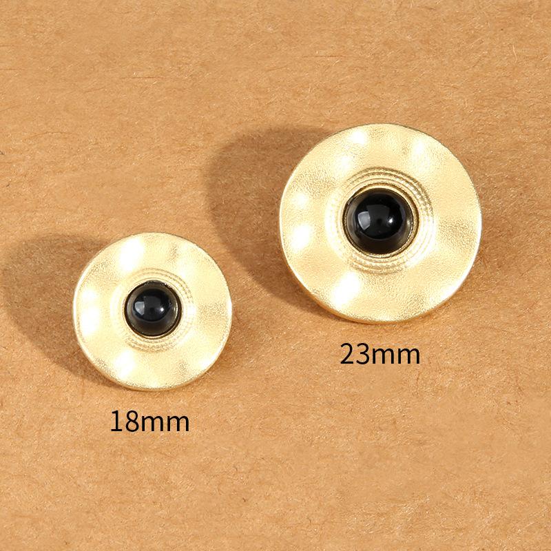 10Pcs Flower Pearl Buttons Retro Clothes Gold Buttons Clothes Jacket Sweater Design High-End Buttons