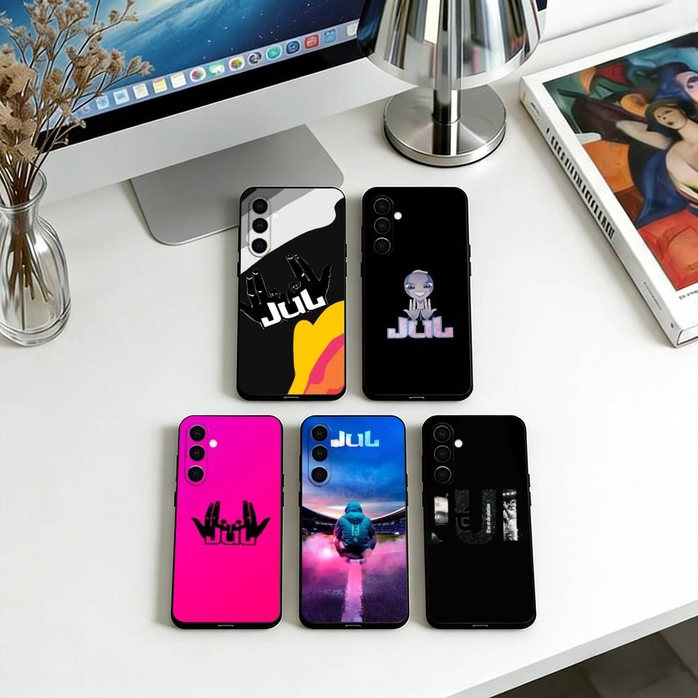 Rapper JuL Phone Case For Samsung Galaxy A73,A72,A71,A70,A53,A52,A51,Others Soft Black Cover