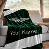 Custom Name Aston Car Throw Blanket - Perfect for Couch, Bed, Office, and outdoor Travel - Ideal Gift for Christmas & Holidays
