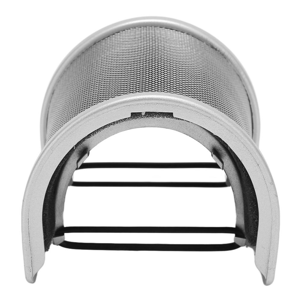 Easy To Assemble U Shape Microphone Windscreen Adjustable Lightweight Mesh Shield Mic Shield Spraying Reduce