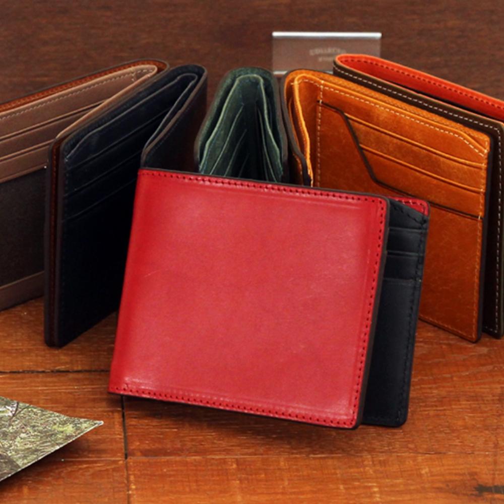 Matt [Refurbished] Toscana Cowhide Men'S Combination Wallet Red
