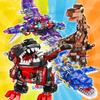 Mechanical Dinosaur Series, Tyrannosaurus Rex, Four Boys' Particle Puzzle Assembly, Desktop Decoration, Building Blocks, Holiday