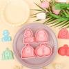 1/4Pcs 3D Valentine'S Day Wedding Cookie Cutters Biscuit Mold Cookie Mould Stamp Party Decor Baking Tools