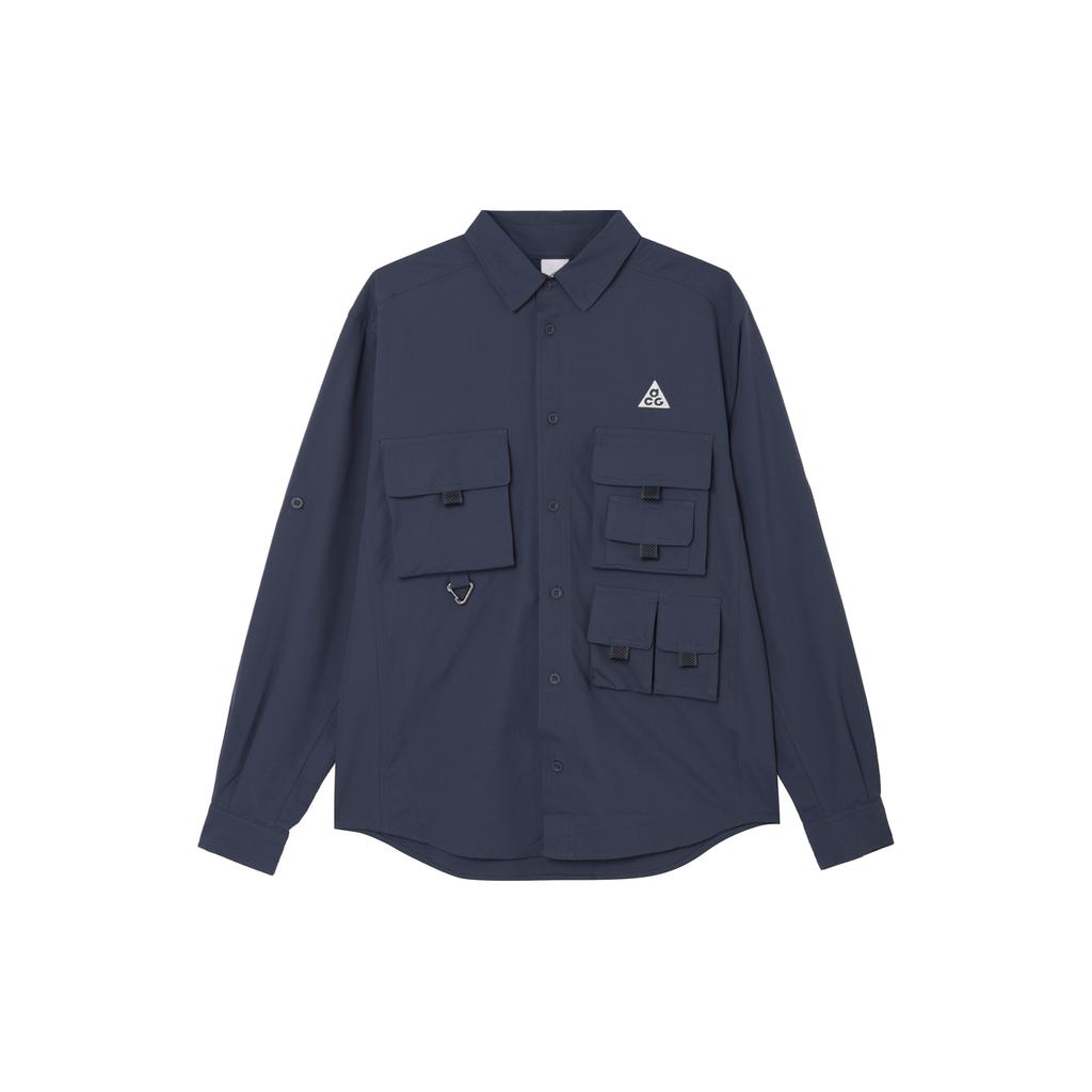 New Nike ACG DRI FIT UV Shirt Men's Lightning Blue DN3937-437