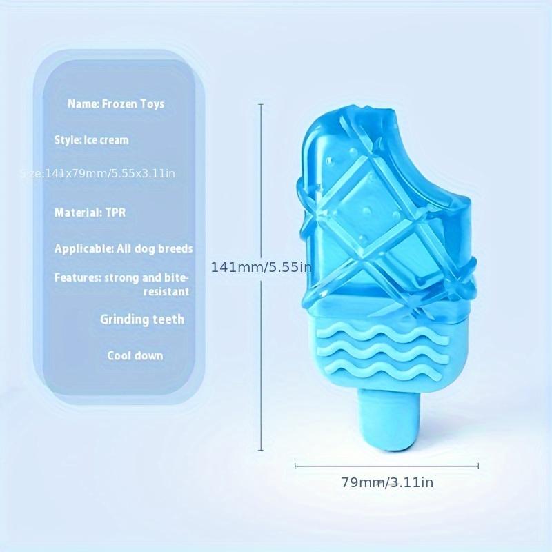 Dog Ice Pop Toy Summer Cooling Water-Filled Frozen Chew-Resistant Interactive Cooling Artifact Pet Supplies for Small Medium Lar