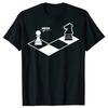 Funny Retro Chess Gift Chess Player T Shirts Summer Style Graphic Cotton Streetwear Short Sleeve Birthday Gifts T-shirt Men