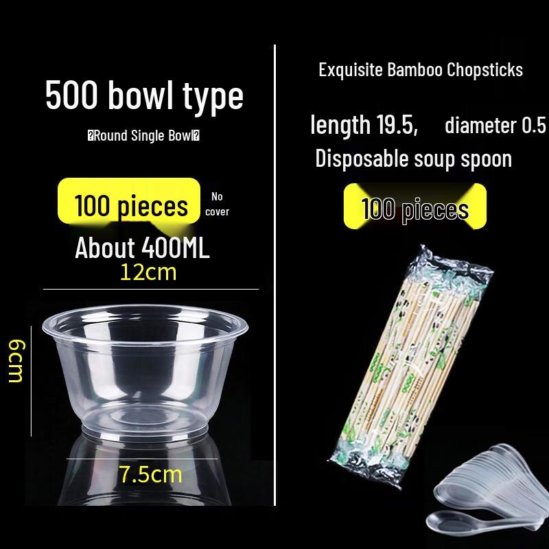 Homeglen Disposable Bowl & Utensil Sets