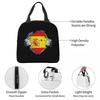 Flag Of Spain Insulated Lunch Bag for Kids School Cooler Thermal Food Box Tote Portable Lunch Boxes Container