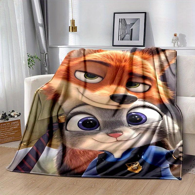 1 ks, Postavy z filmu Zootopia Liška a Králík Deku Domácí Dekorace, Přehoz na Pohovku, Venkovní Deku, Dárek pro Přátele, Měkká Přikrývka Vhodná