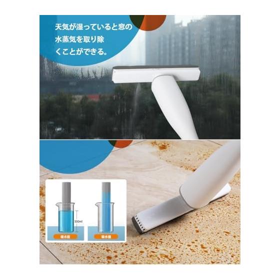 CLEANHOME Sponge Mop, Floor Mop, Flooring, Floor Wiper, Absorbent Mop, Wringer Included, Flat Mop, Floor Cleaning, Dry Wipe, Wet Wipe | Compatible