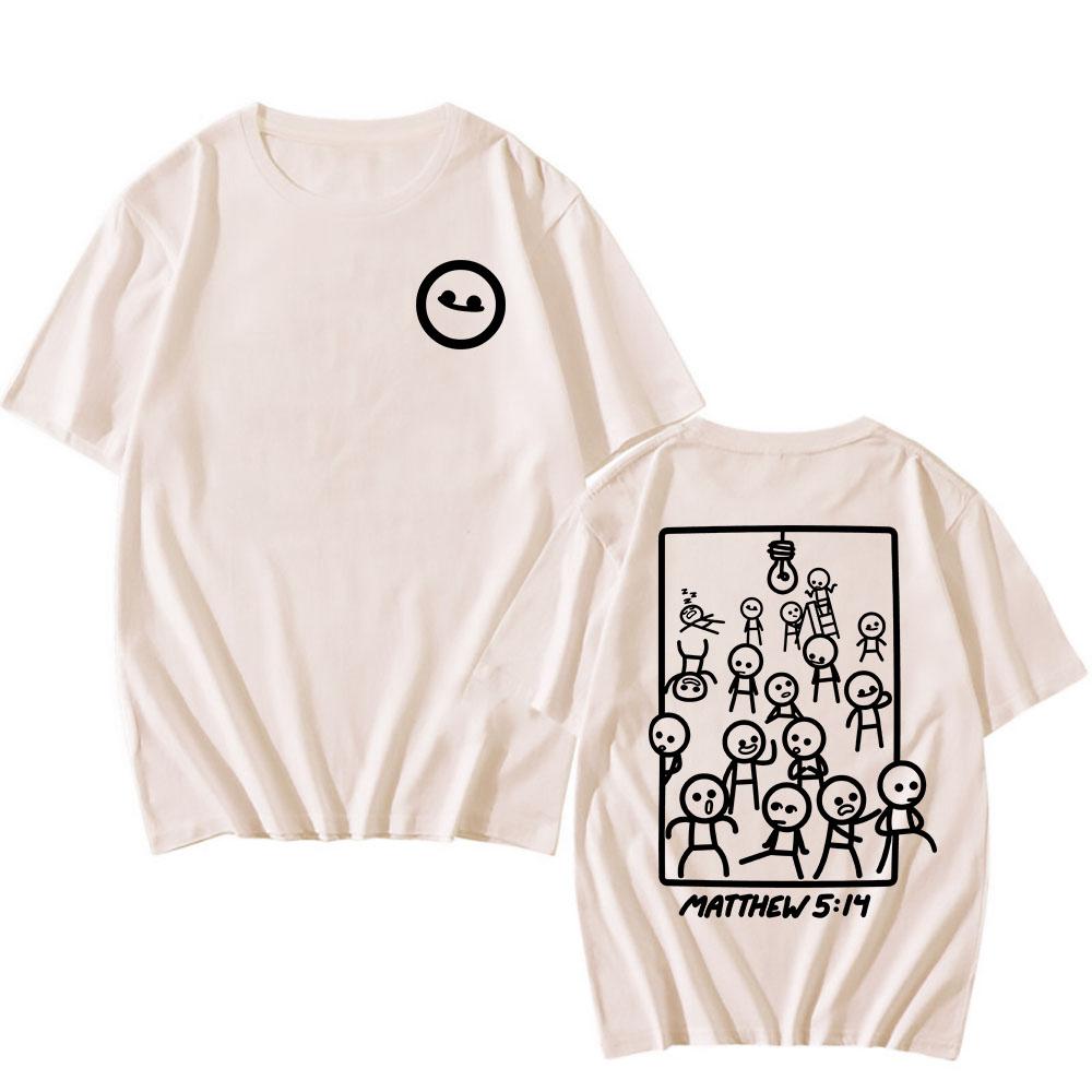 2026 SpringSummer Matthew Gospel Christian Jesus Cotton ShortSleeved Mens Genderless Streetwear TShirt