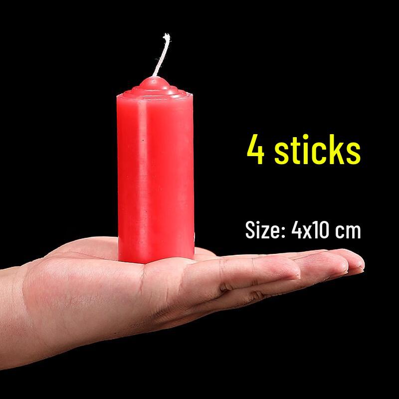 LIEI Large Red Household Candle