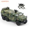 Xcartoys1/64 Dongfeng Off-road Jeep Information Combat Vehicle Ornaments Mengshi Gen.3 Wheeled Transport Armored Assault Vehicle