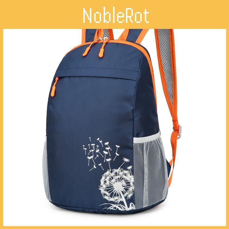 Foldable Pattern Dandelion Portable Childrens Schoolbag Backpack Travel Bag